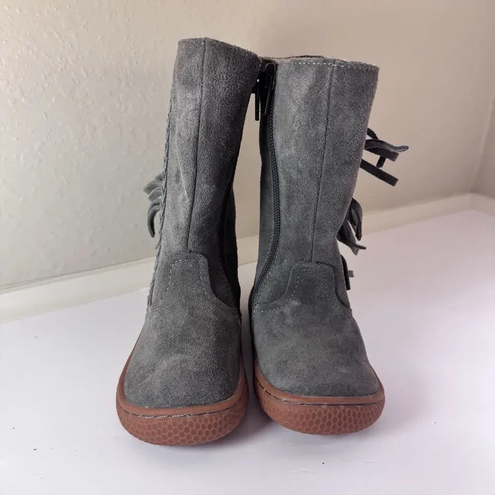 Livie & Luca Sonoma Suede Boots‎ Toddler Girl 5 Gray WORN ONCE Boho